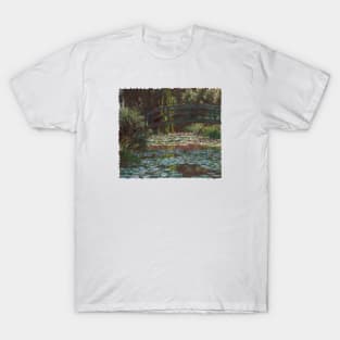 "Water Lily Pond" by Claude Monet T-Shirt